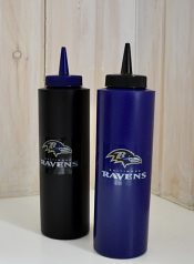 Baltimore Ravens Plastic Condiment Dispensers