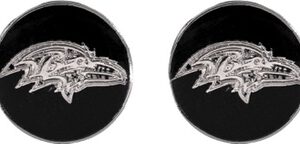 Baltimore Ravens Glitter Post Earrings