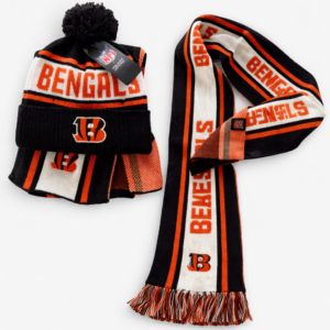 Cincinnati Bengals Winter Hat And Scarf Set