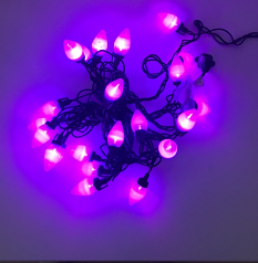 Purple LED String Lights