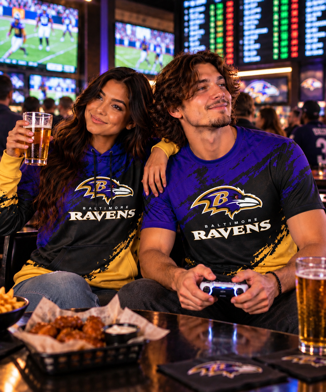 Baltimore Ravens Triple Threat T-Shirt - Image 6