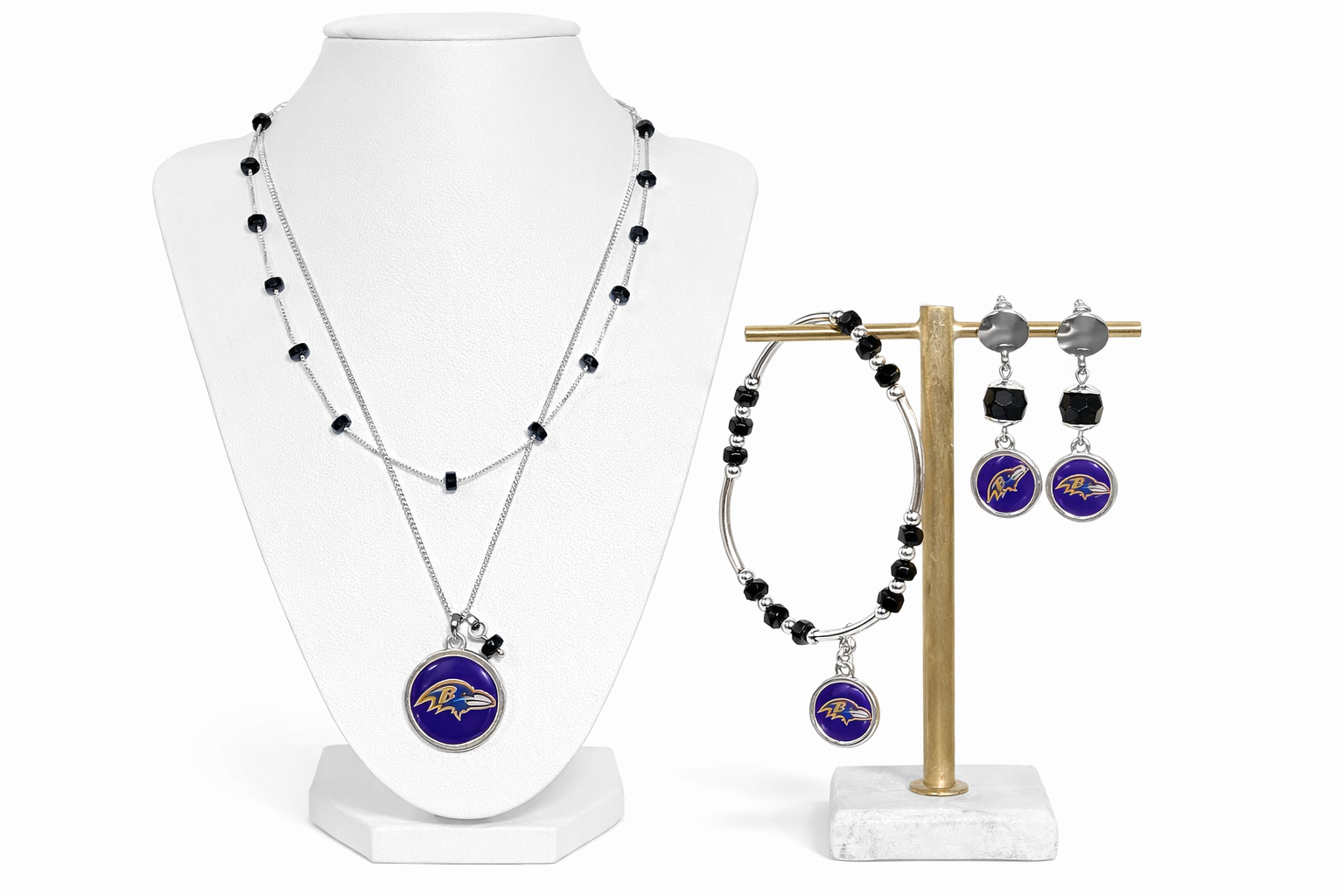 Baltimore Ravens Ivy Jewelry Set
