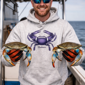 Baltimore Football Crab Hooded Sweatshirt
