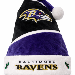 Baltimore Ravens Santa Hat