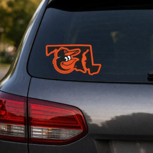 Baltimore Orioles 4”x4” State Decal