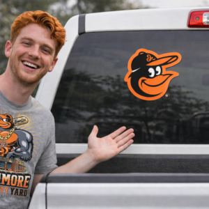 Baltimore Orioles 8"X 8” Color Decal