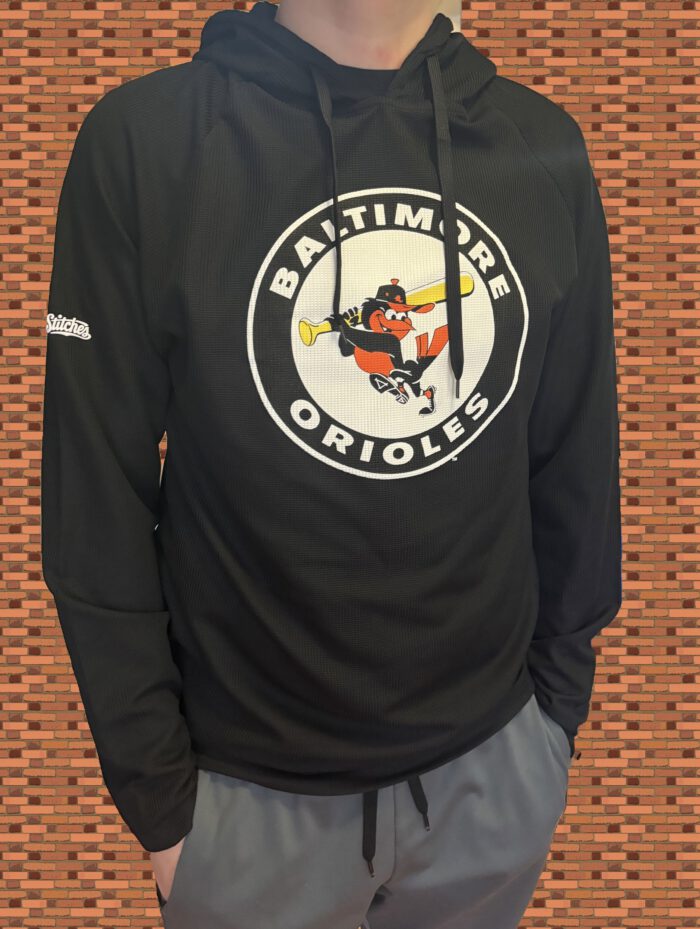 Baltimore Orioles Black Thermal Hoodie