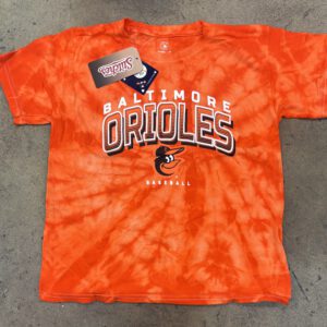 Baltimore Orioles Orange Tie Dyed Kids T’s