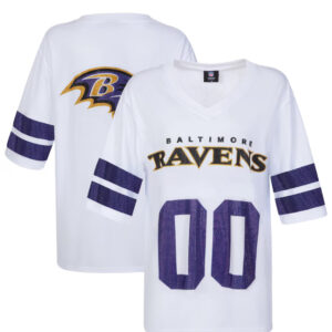 Baltimore Ravens Cuce Women's Rhinestone V-Neck Tunic
