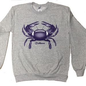 Baltimore Football Crab Crewneck Sweatshirt