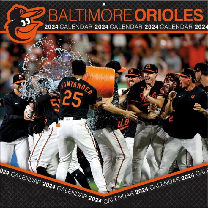 2024 Baltimore Orioles Wall Calendar