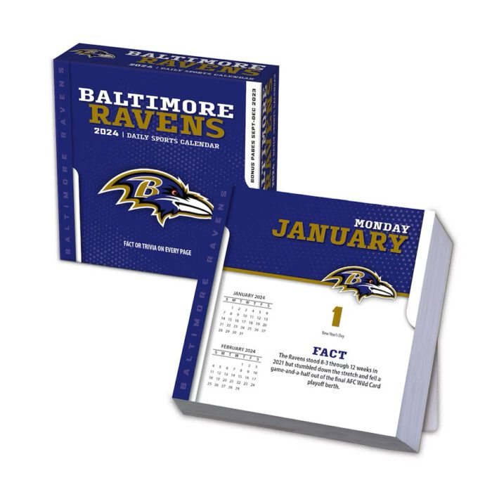 Baltimore Ravens 2024 Daily Sports Calendar