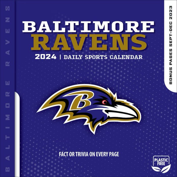 Baltimore Ravens 2024 Daily Sports Calendar - Image 5