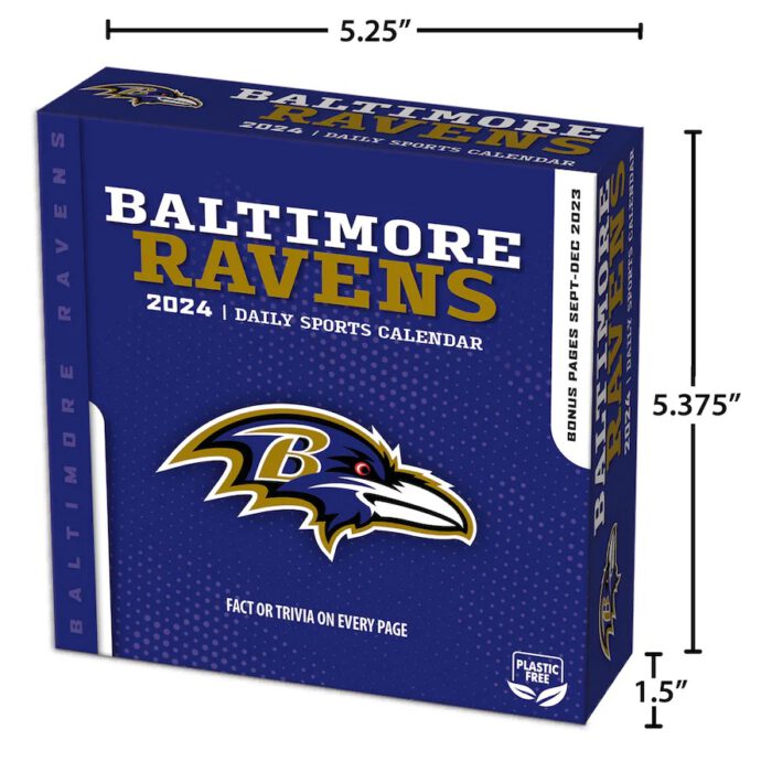 Baltimore Ravens 2024 Daily Sports Calendar - Image 3