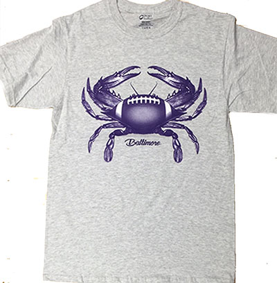 Football crab t-shirt
