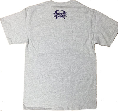 Football crab t-shirt back