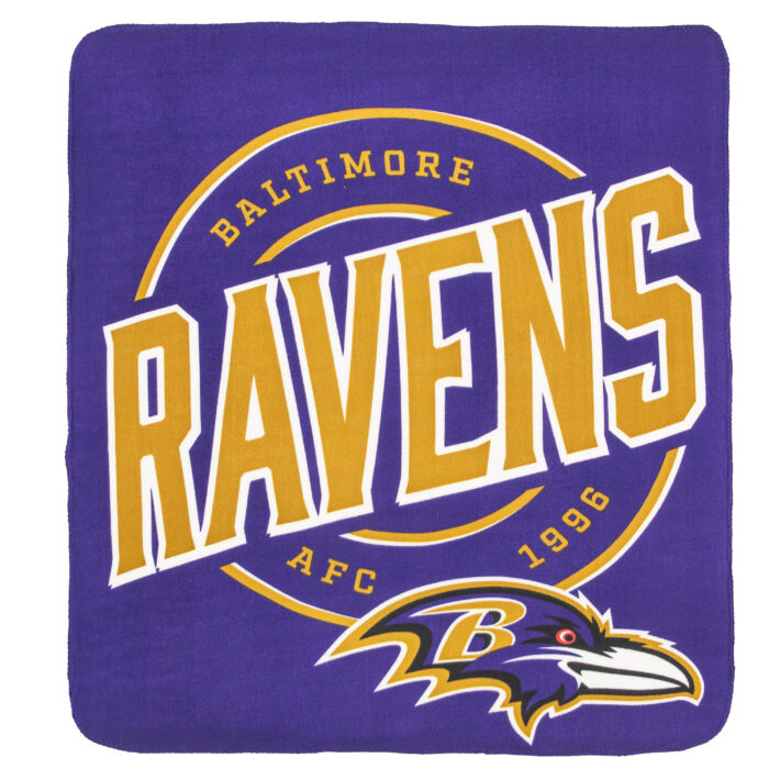 Baltimore Ravens 50" x 60" Campaign Fleece Thrown Blanket