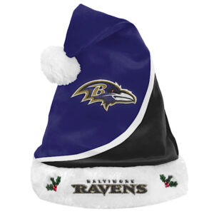 Baltimore Ravens Santa Claus Hat