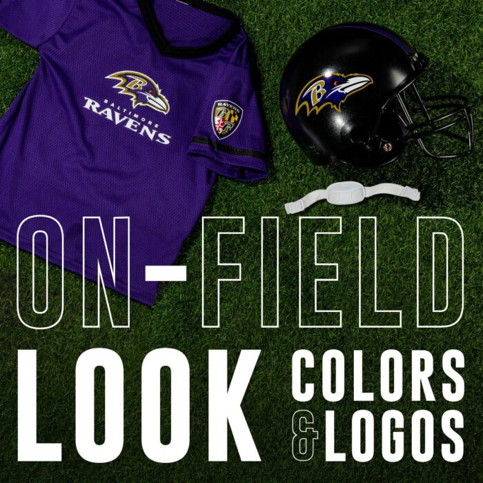Baltimore Ravens Kids 3pc Costume Outfit - Image 3