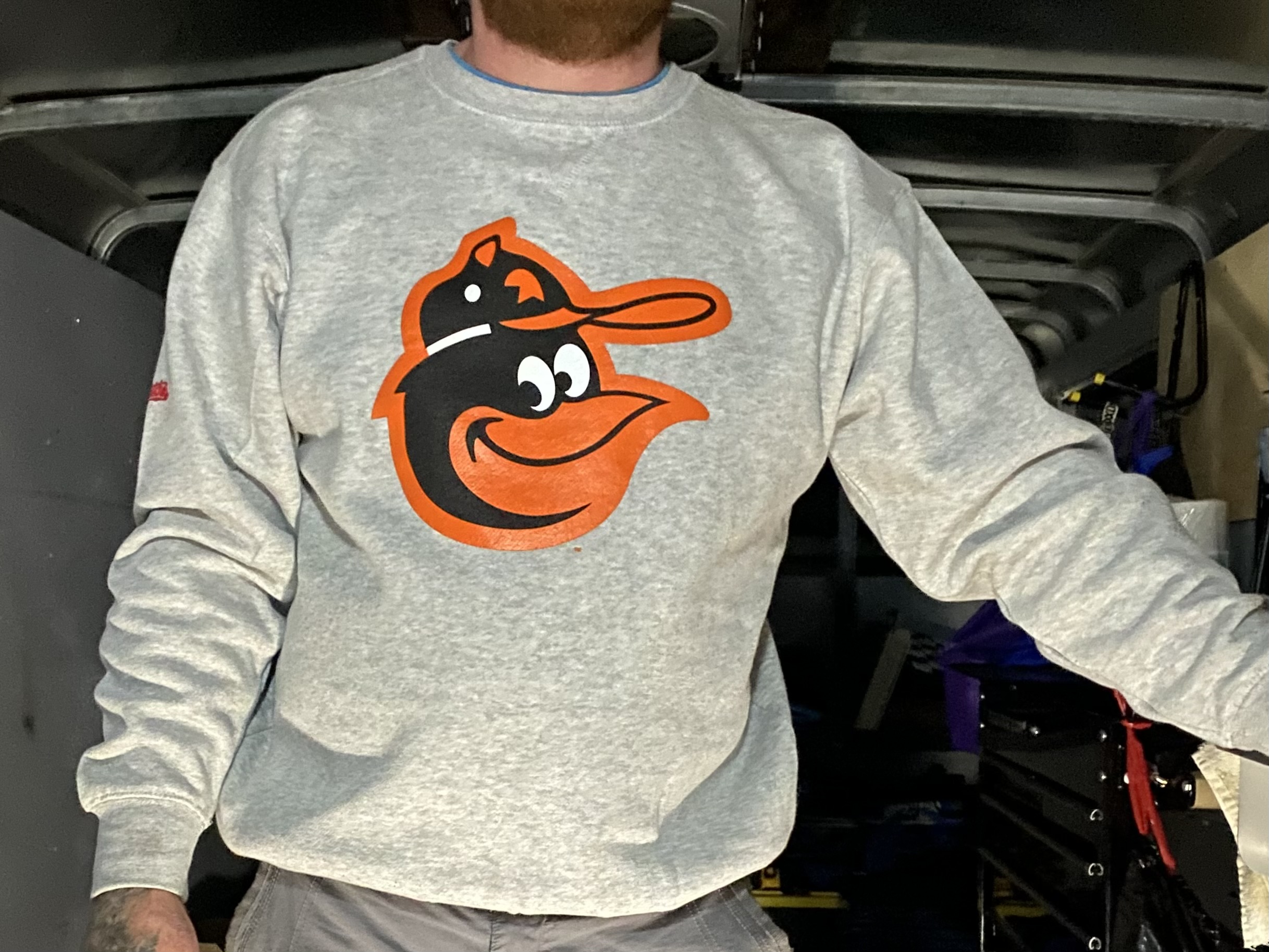 Baltimore Orioles Crew Neck Sweatshirt Wild Bills Apparel
