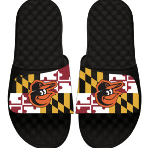 Baltimore Orioles Maryland Flag ISlide Sandals