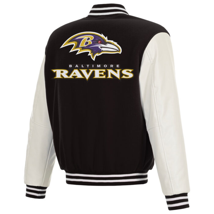 Baltimore Ravens Reversible Wool Jacket