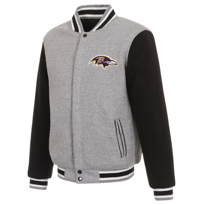 Baltimore Ravens Reversible Fleece Jacket