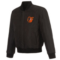 Baltimore Orioles Reversible Leather & Wool Jacket – Wild Bills