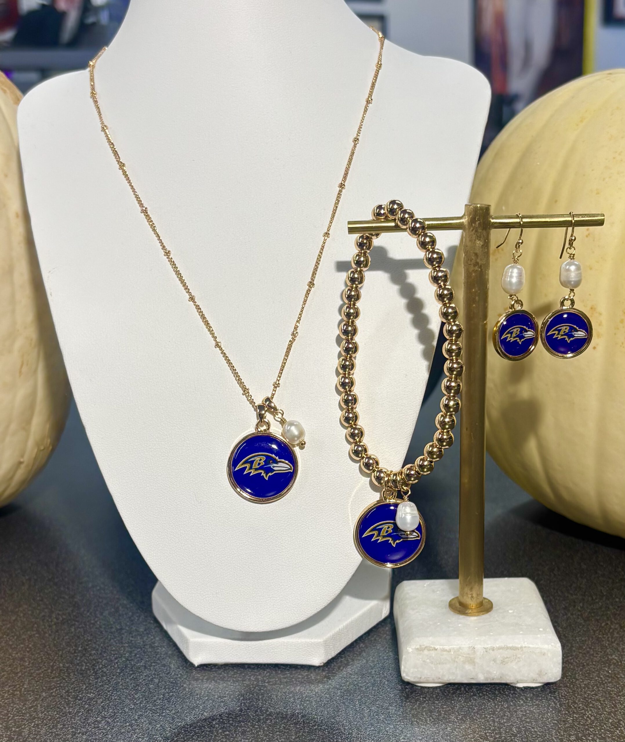Baltimore Ravens Diana Jewelry Set