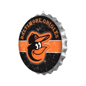 Baltimore Orioles Distressed Bottle Cap Sign