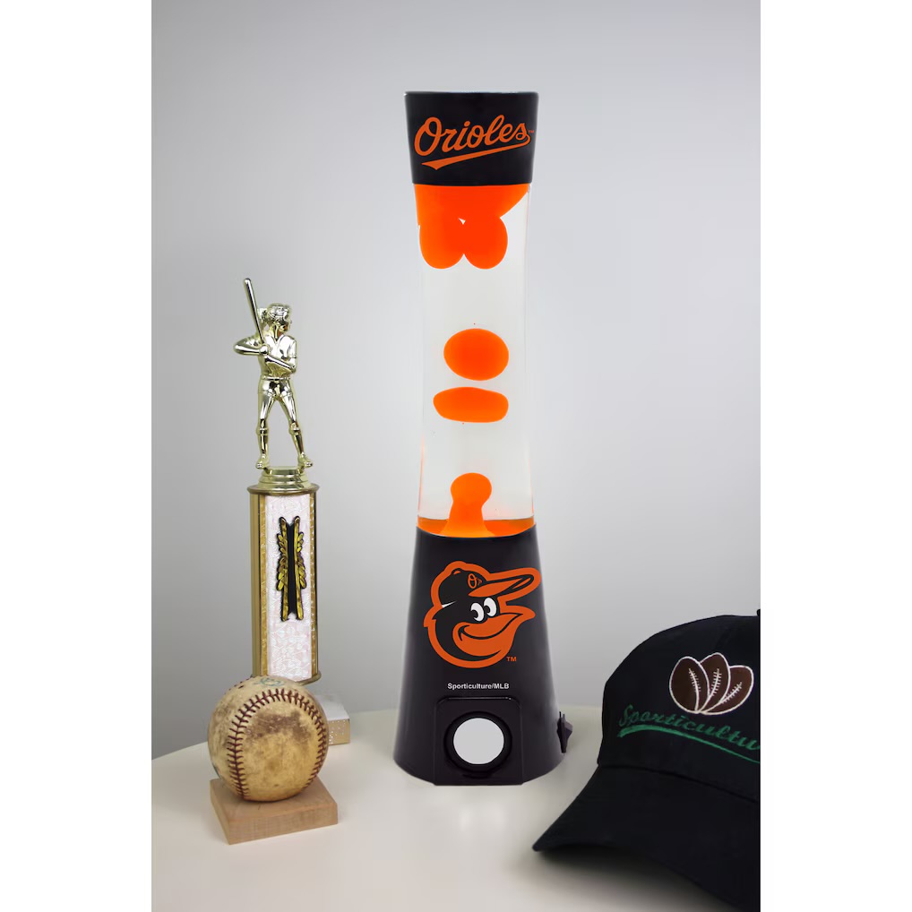 Baltimore Orioles Magma Lamp With Blue Tooth Speaker - Image 3