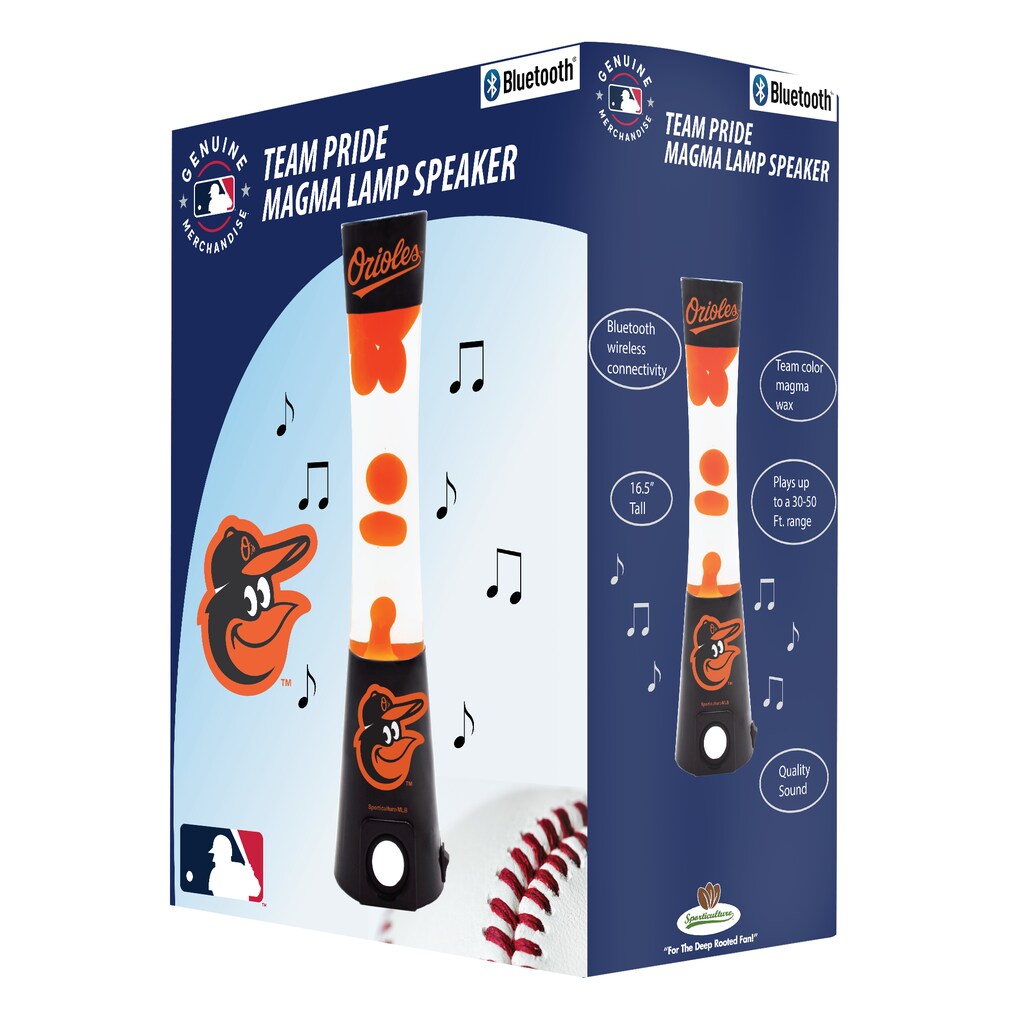 Baltimore Orioles Magma Lamp With Blue Tooth Speaker - Image 4
