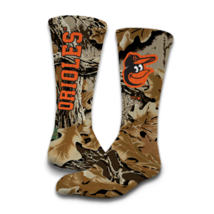 Baltimore Orioles Realtree Camo Socks