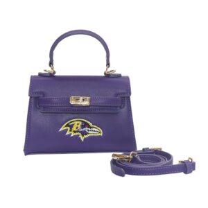 Baltimore Ravens Cuce Team Color Vegan Leather Mini Purse