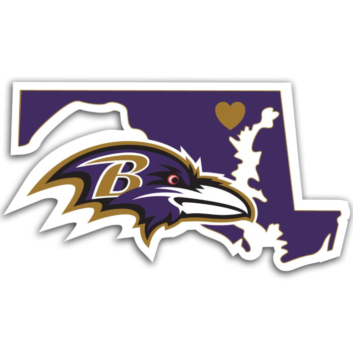 Baltimore Ravens Home State Decal