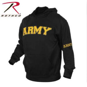 Rothco Military Embroidered Pullover Hoody Sweatshirt