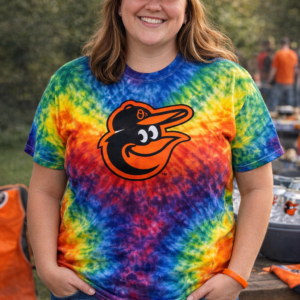 Baltimore Orioles Carnival Tie Dye T-shirt