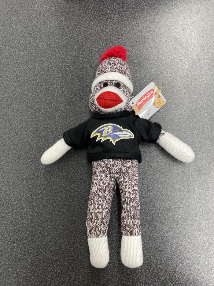 Baltimore Ravens 8” Sock Monkey