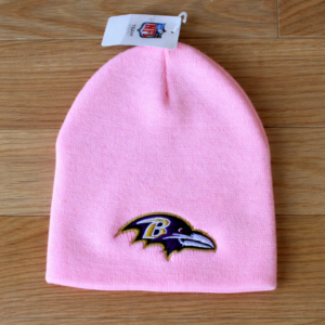 Baltimore Ravens Pink Knit Hat