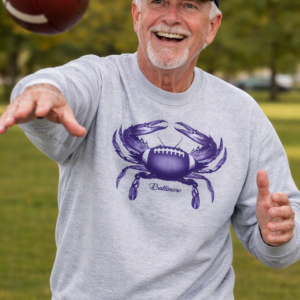 Baltimore Football Crab Crewneck Sweatshirt