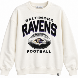 Baltimore Ravens ‘47 Women’s Oversized Crew Sweatshirt