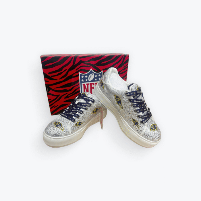 Baltimore Ravens Crystal Sneakers