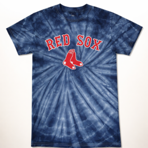 Boston Red Sox Blue Tie Dye T-Shirt