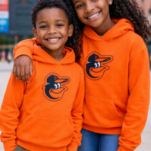 Baltimore Orioles Orange Youth Hooded Sweatshirt