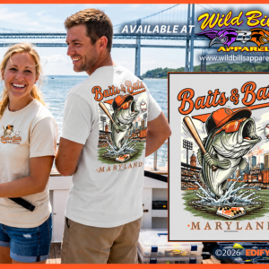 Baits & Bats T-shirts By Wild Bill’s