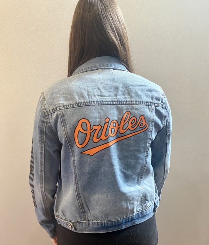 Baltimore Orioles Ladies Denim Jacket