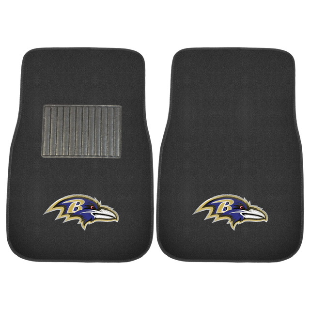 Baltimore Ravens 2pc Embroidered Car Mats