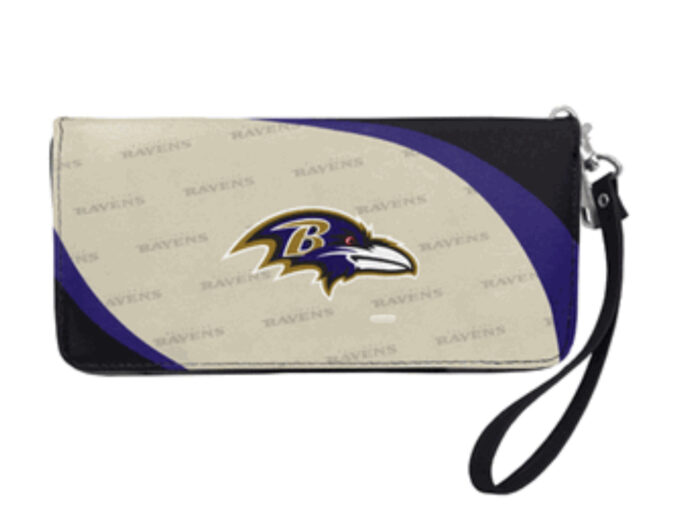 Baltimore Ravens Zip Curve Wallet