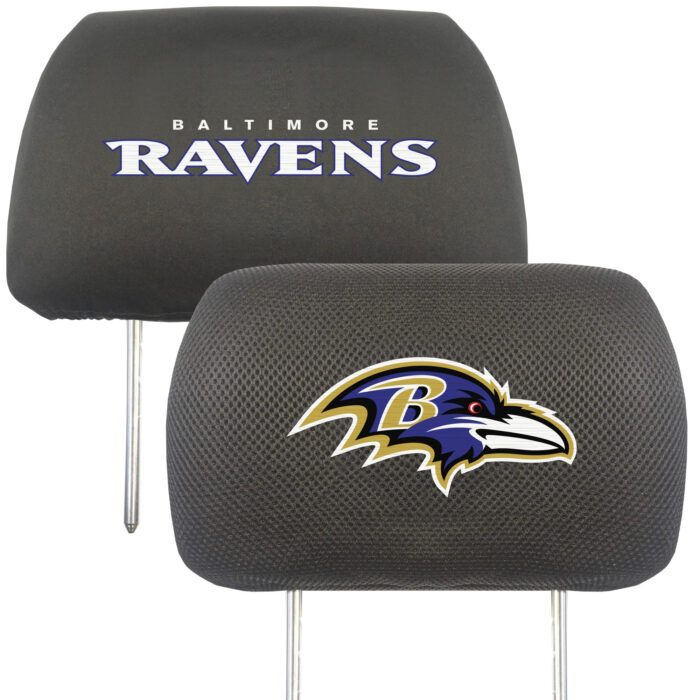 Baltimore Ravens Head Rest Covers