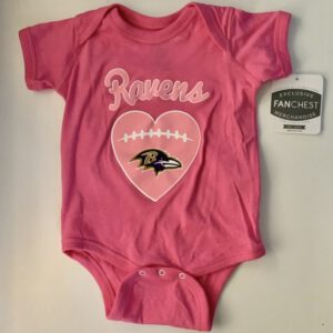 Baltimore Ravens Infant Girls Onesie